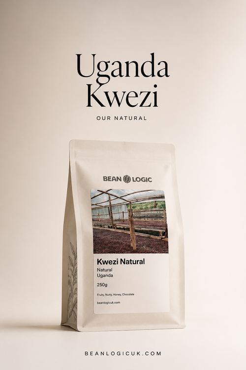 Kwezi Natural Uganda coffee bag